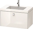 Тумба с раковиной Duravit Brioso BR4601O1022 80 см белый глянцевый Тумба с раковиной Duravit Brioso BR4601O1022 80 см белый глянцевый