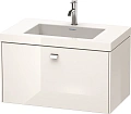 Тумба с раковиной Duravit Brioso BR4601O1022 80 см белый глянцевый Тумба с раковиной Duravit Brioso BR4601O1022 80 см белый глянцевый