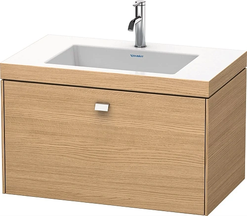 Тумба с раковиной Duravit Brioso BR4601O1052 80 см Европейский дуб Тумба с раковиной Duravit Brioso BR4601O1052 80 см Европейский дуб