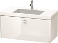 Тумба с раковиной Duravit Brioso BR4602O1022 100 см белый глянцевый Тумба с раковиной Duravit Brioso BR4602O1022 100 см белый глянцевый