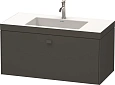 Тумба с раковиной Duravit Brioso BR4602T1021 100 см Орех темный Тумба с раковиной Duravit Brioso BR4602T1021 100 см Орех темный