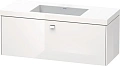 Тумба с раковиной Duravit Brioso BR4603N1022 120 см белый глянцевый Тумба с раковиной Duravit Brioso BR4603N1022 120 см белый глянцевый