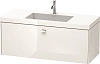 Тумба с раковиной Duravit Brioso BR4603O1022 120 см белый глянцевый Тумба с раковиной Duravit Brioso BR4603O1022 120 см белый глянцевый