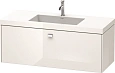 Тумба с раковиной Duravit Brioso BR4603O1022 120 см белый глянцевый Тумба с раковиной Duravit Brioso BR4603O1022 120 см белый глянцевый