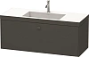 Тумба с раковиной Duravit Brioso BR4603T1021 120 см Орех темный