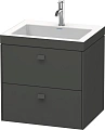 Тумба с раковиной Duravit Brioso BR4605N1022 60 см белый глянцевый Тумба с раковиной Duravit Brioso BR4605N1022 60 см белый глянцевый
