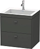 Тумба с раковиной Duravit Brioso BR4605N1052 60 см Европейский дуб