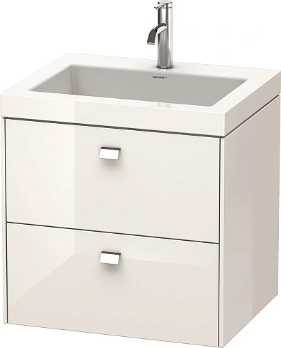 Тумба с раковиной Duravit Brioso BR4605O1022 60 см белый глянцевый Тумба с раковиной Duravit Brioso BR4605O1022 60 см белый глянцевый