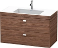 Тумба с раковиной Duravit Brioso BR4607O1021 100 см Орех темный Тумба с раковиной Duravit Brioso BR4607O1021 100 см Орех темный