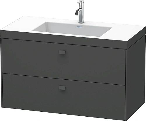 Тумба с раковиной Duravit Brioso BR4607T1021 100 см Орех темный Тумба с раковиной Duravit Brioso BR4607T1021 100 см Орех темный