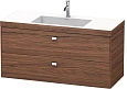Тумба с раковиной Duravit Brioso BR4608O1021 120 см Орех темный Тумба с раковиной Duravit Brioso BR4608O1021 120 см Орех темный
