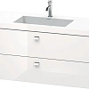 Тумба с раковиной Duravit Brioso BR4608O1022 120 см белый глянцевый Тумба с раковиной Duravit Brioso BR4608O1022 120 см белый глянцевый