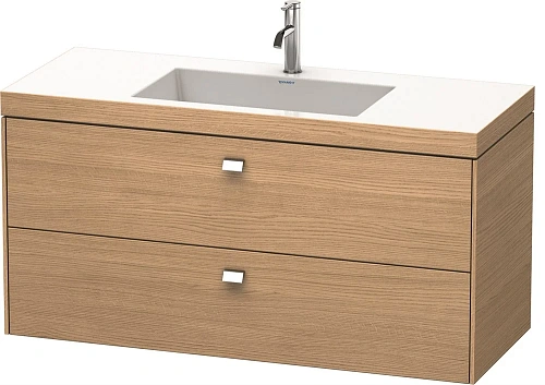 Тумба с раковиной Duravit Brioso BR4608O1052 120 см Европейский дуб Тумба с раковиной Duravit Brioso BR4608O1052 120 см Европейский дуб