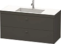 Тумба с раковиной Duravit Brioso BR4608T1021 120 см Орех темный Тумба с раковиной Duravit Brioso BR4608T1021 120 см Орех темный