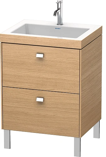 Тумба с раковиной Duravit Brioso BR4700O1052 60 см Европейский дуб Тумба с раковиной Duravit Brioso BR4700O1052 60 см Европейский дуб