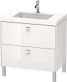 Тумба с раковиной Duravit Brioso BR4701O1022 80 см белый глянцевый Тумба с раковиной Duravit Brioso BR4701O1022 80 см белый глянцевый