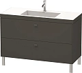 Тумба с раковиной Duravit Brioso BR4703N1021 120 см Орех темный Тумба с раковиной Duravit Brioso BR4703N1021 120 см Орех темный