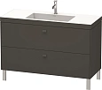 Тумба с раковиной Duravit Brioso BR4703N1022 120 см белый глянцевый Тумба с раковиной Duravit Brioso BR4703N1022 120 см белый глянцевый