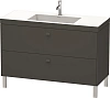 Тумба с раковиной Duravit Brioso BR4703T1021 120 см Орех темный