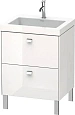 Тумба с раковиной Duravit Brioso R4700T1022 60 см белый глянцевый Тумба с раковиной Duravit Brioso R4700T1022 60 см белый глянцевый