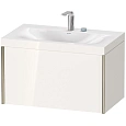 Тумба с раковиной Duravit XVIU XV4610EB122C 80 см белый глянцевый Тумба с раковиной Duravit XVIU XV4610EB122C 80 см белый глянцевый