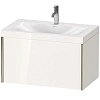 Тумба с раковиной Duravit XVIU XV4610OB122C 80 см белый глянцевый Тумба с раковиной Duravit XVIU XV4610OB122C 80 см белый глянцевый