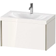 Тумба с раковиной Duravit XVIU XV4610OB122C 80 см белый глянцевый Тумба с раковиной Duravit XVIU XV4610OB122C 80 см белый глянцевый