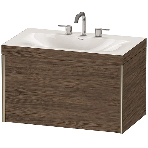 Тумба с раковиной Duravit XVIU XV4610TB121C 80 см Орех темный Тумба с раковиной Duravit XVIU XV4610TB121C 80 см Орех темный