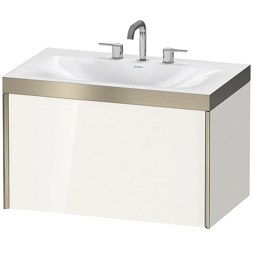 Тумба с раковиной Duravit XVIU XV4610TB122P 80 см белый глянцевый Тумба с раковиной Duravit XVIU XV4610TB122P 80 см белый глянцевый
