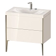 Тумба с раковиной Duravit XVIU XV4710EB122C 80 см белый глянцевый Тумба с раковиной Duravit XVIU XV4710EB122C 80 см белый глянцевый