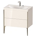 Тумба с раковиной Duravit XVIU XV4710EB122C 80 см белый глянцевый Тумба с раковиной Duravit XVIU XV4710EB122C 80 см белый глянцевый