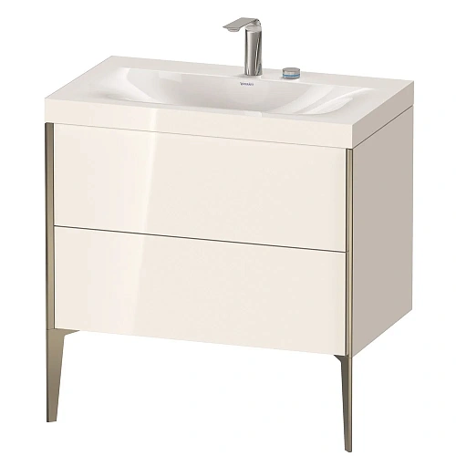 Тумба с раковиной Duravit XVIU XV4710EB122C 80 см белый глянцевый Тумба с раковиной Duravit XVIU XV4710EB122C 80 см белый глянцевый