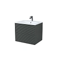 Тумба с раковиной IDDIS Bild (BIL60G0i95K) подвесная, 60 см, темно-серый Тумба с раковиной IDDIS Bild (BIL60G0i95K) подвесная, 60 см, темно-серый