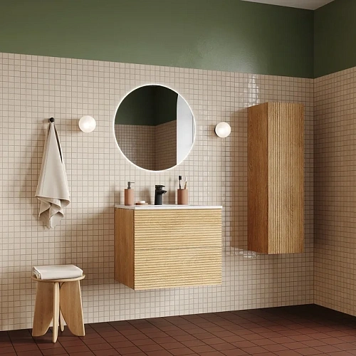 Тумба с раковиной IDDIS Bild (BIL60V0i95K) подвесная, 60 см, дуб светлый Тумба с раковиной IDDIS Bild (BIL60V0i95K) подвесная, 60 см, дуб светлый