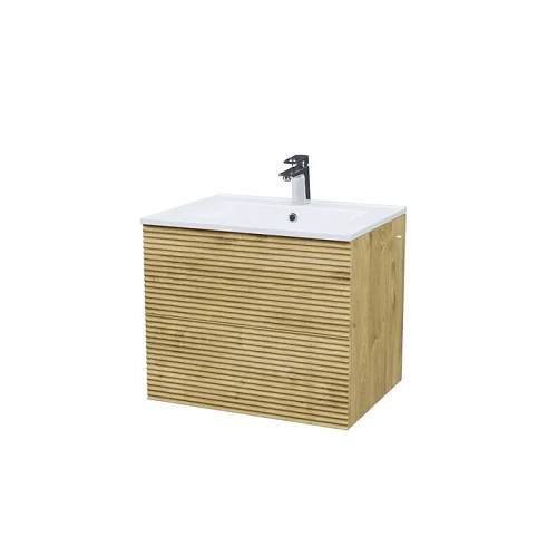 Тумба с раковиной IDDIS Bild (BIL60V0i95K) подвесная, 60 см, дуб светлый Тумба с раковиной IDDIS Bild (BIL60V0i95K) подвесная, 60 см, дуб светлый