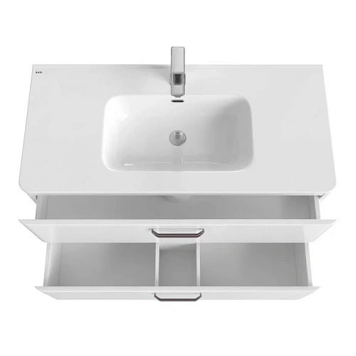 Тумба с раковиной IDDIS Brick 100 подвесная белая (BRI10W1i95K) Тумба с раковиной IDDIS Brick 100 подвесная белая (BRI10W1i95K)