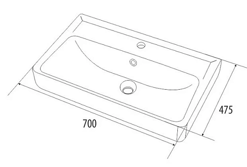 Тумба с раковиной IDDIS Carlow 70 напольная белая/под дерево (CAR70W2i95K) Тумба с раковиной IDDIS Carlow 70 напольная белая/под дерево (CAR70W2i95K)