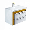 Тумба с раковиной IDDIS Color Plus 70 подвесная белая/горчичная (COL70Y0i95K) Тумба с раковиной IDDIS Color Plus 70 подвесная белая/горчичная (COL70Y0i95K)