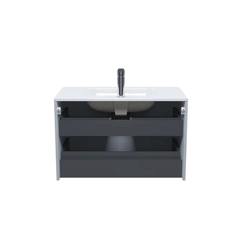 Тумба с раковиной IDDIS Edifice (EDI80L0i95K) подвесная, 80 см, светло-серый Тумба с раковиной IDDIS Edifice (EDI80L0i95K) подвесная, 80 см, светло-серый