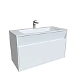 Тумба с раковиной Iddis Esper 100 см(ESP10W0i95K) подвесная с ящиками белая Тумба с раковиной Iddis Esper 100 см(ESP10W0i95K) подвесная с ящиками белая