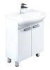 Тумба с раковиной IDDIS Harizma 60 напольная белая (HAR60W2i95K)