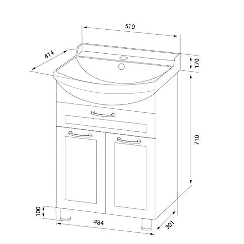 Тумба с раковиной IDDIS Kantri напольная 50 см бежевый (KAN50W3i95K) Тумба с раковиной IDDIS Kantri напольная 50 см бежевый (KAN50W3i95K)
