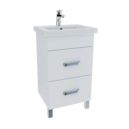 Тумба с раковиной IDDIS New Custo (NCU50W0i95K) 50 см напольная, белая Тумба с раковиной IDDIS New Custo (NCU50W0i95K) 50 см напольная, белая