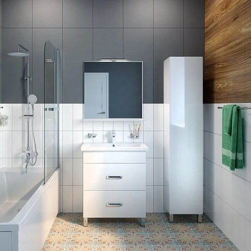 Тумба с раковиной IDDIS New Custo (NCU70W0i95K) напольная 70 см белая Тумба с раковиной IDDIS New Custo (NCU70W0i95K) напольная 70 см белая