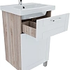 Тумба с раковиной IDDIS New Sena (NSE50W1i95K) напольная 50 см белая/под дерево Тумба с раковиной IDDIS New Sena (NSE50W1i95K) напольная 50 см белая/под дерево