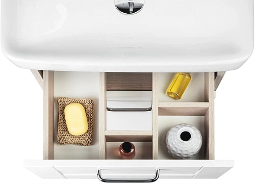 Тумба с раковиной IDDIS New Sena (NSE50W1i95K) напольная 50 см белая/под дерево Тумба с раковиной IDDIS New Sena (NSE50W1i95K) напольная 50 см белая/под дерево