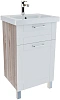 Тумба с раковиной IDDIS New Sena (NSE50W1i95K) напольная 50 см белая/под дерево