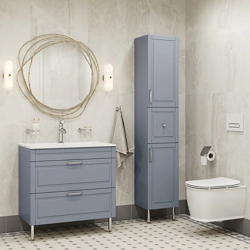 Тумба с раковиной IDDIS Oxford (OXF10L1i95K) напольная, 100 см, светло-серый Тумба с раковиной IDDIS Oxford (OXF10L1i95K) напольная, 100 см, светло-серый