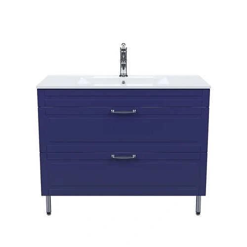 Тумба с раковиной IDDIS Oxford (OXF10N1i95K) напольная, 100 см, синий Тумба с раковиной IDDIS Oxford (OXF10N1i95K) напольная, 100 см, синий