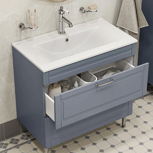 Тумба с раковиной IDDIS Oxford (OXF60L0i95K) напольная, 60 см, светло-серый Тумба с раковиной IDDIS Oxford (OXF60L0i95K) напольная, 60 см, светло-серый